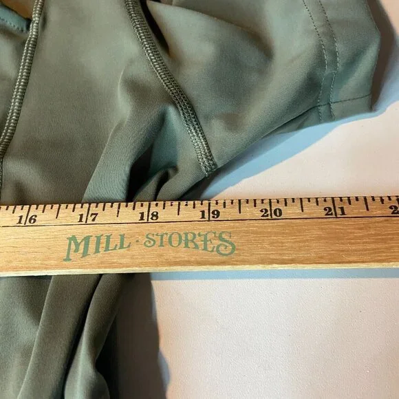 Lalabu Men XL Dad Shirt Short Sleeve Fern Green Baby Wearing V Neck Infant Top - Picture 9 of 10